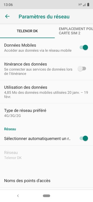 Désactiver le Sélectionner automatiquement un r...