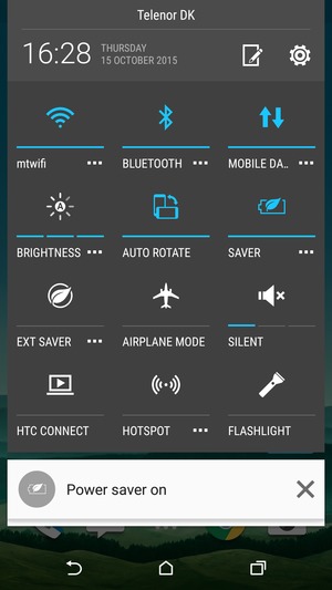 Select the Menu button