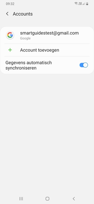 Selecteer uw Google-account