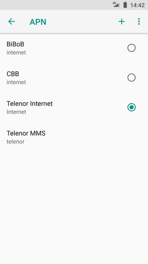 Seleziona il tasto Menu