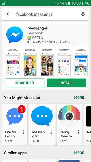 Select the app