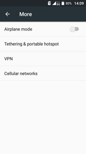 Select Tethering & portable hotspot
