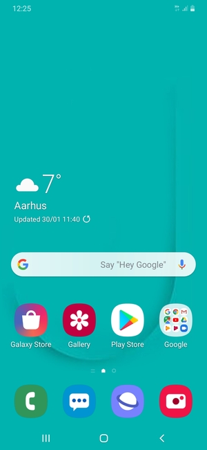 Swipe up