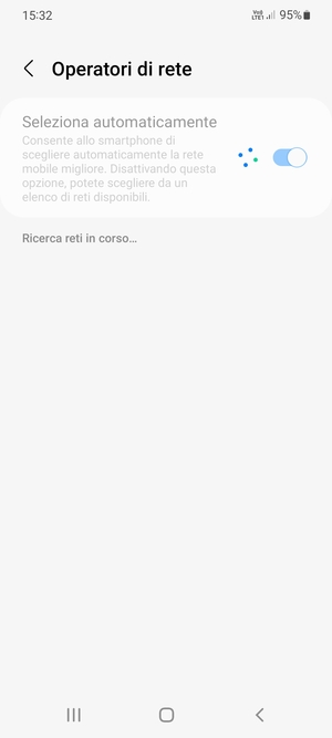 Attendi il completamento della ricerca