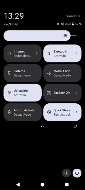 Seleccione Bluetooth