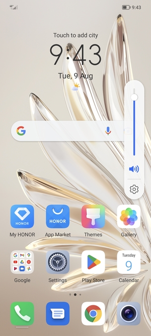 Continue to press to take the volume down to the required level