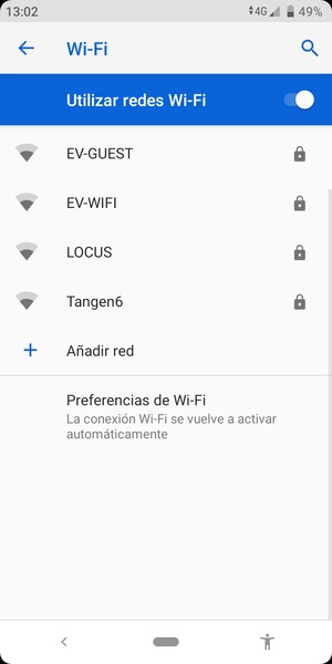 Seleccione la red inalámbrica a la que desea conectarse