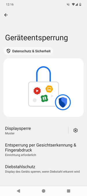 Ihr Handy ist jetzt mit einer Bildschirmsperre gesichert