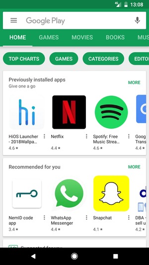 Select the Search bar