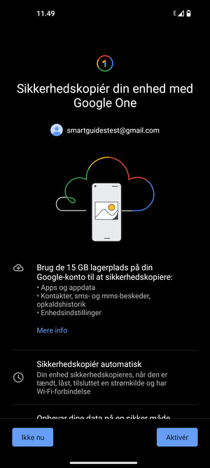 Vælg Aktivér