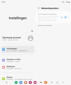 Wacht tot de zoekopdracht beëindigd is