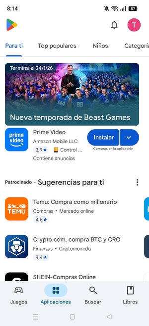 Seleccione Buscar