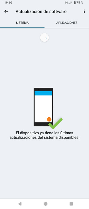 Espere a que la búsqueda termine