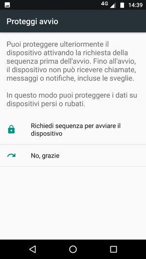 Seleziona la tua opzione preferita