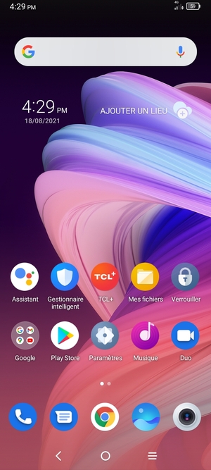 Sélectionnez Play Store