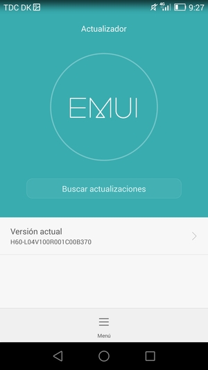 Seleccione Buscar actualizaciones