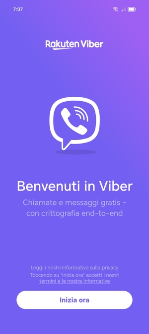 L'app è pronta per l'uso