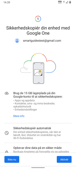 Vælg Aktivér