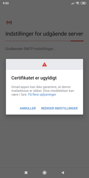 Vælg REDIGER INDSTILLINGER