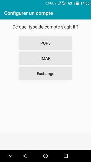 Sélectionnez Exchange