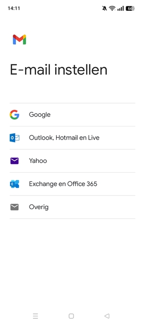 Selecteer Google