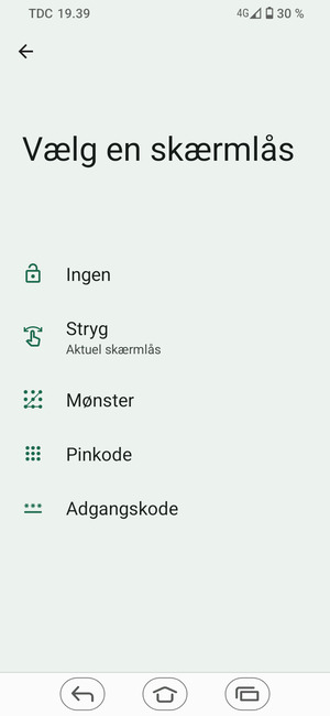 Vælg Mønster