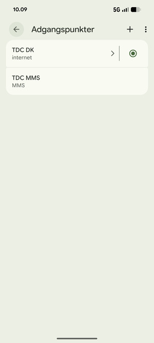 Din telefon er nu sat op til MMS