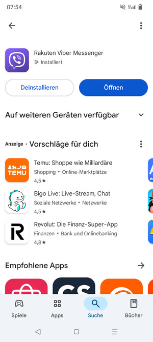Wählen Sie Öffnen