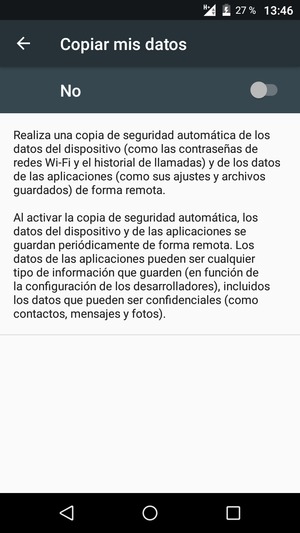 Active Copiar mis datos