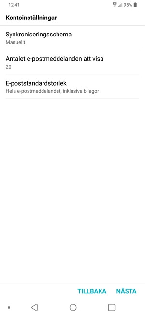 Välj NÄSTA