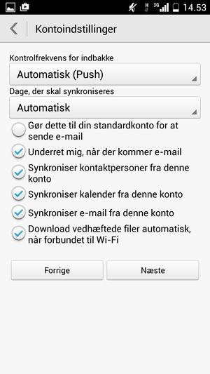 Vælg Næste