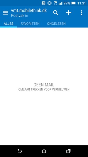 Uw account is klaar voor gebruik