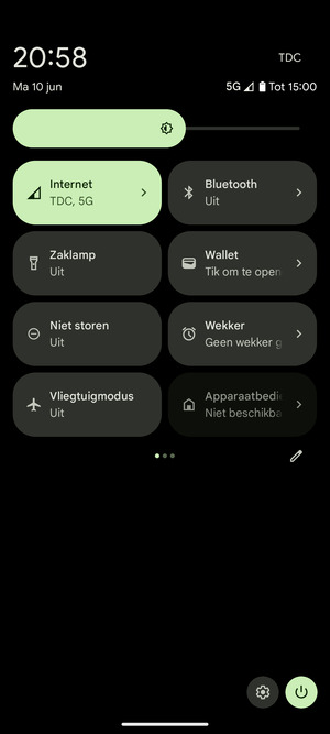 Pas helderheid aan op het vereiste niveau