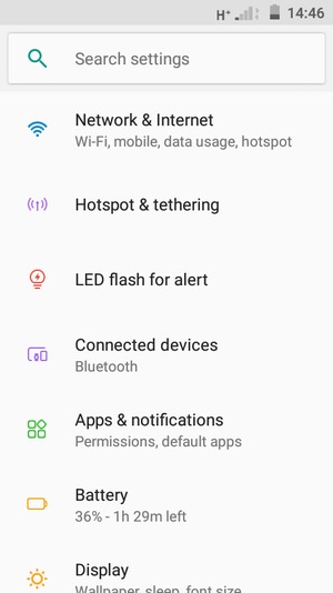 Select Network & Internet