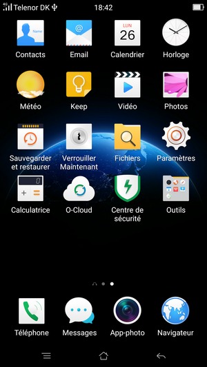 Sélectionnez Email