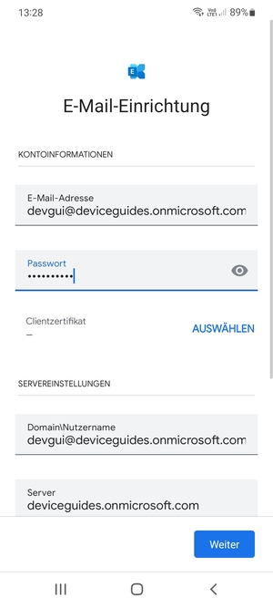 Geben Sie Ihre Passwort ein