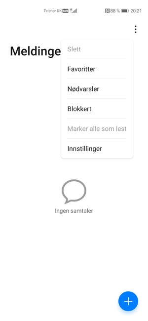Velg Innstillinger