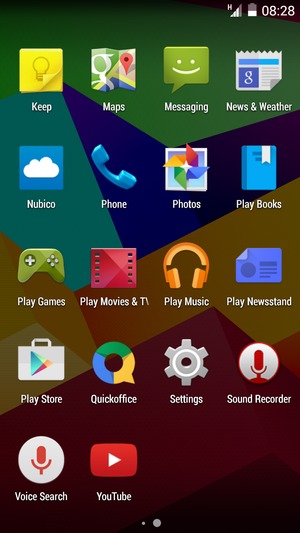 Scroll to and select Settings