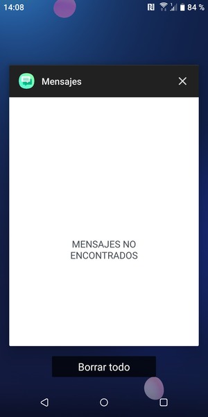 Seleccione Borrar todo para cerrar todas las aplicaciones en ejecución