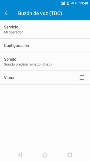 Seleccione Configuración