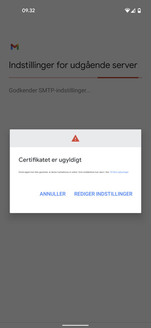 Vælg REDIGER INDSTILLINGER