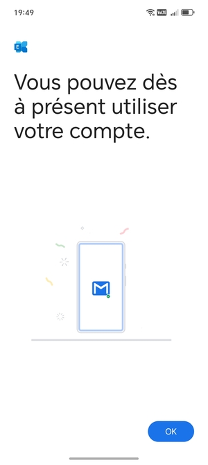Sélectionnez OK