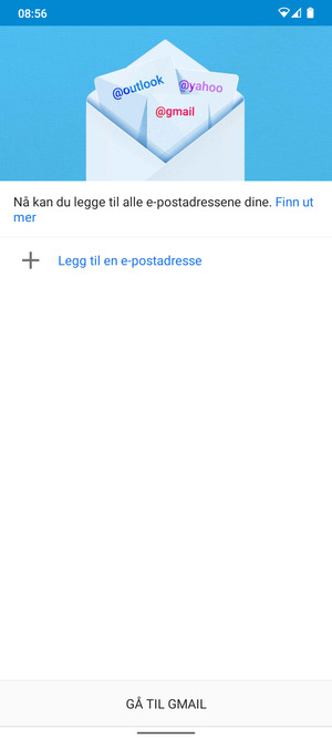 Velg Legg til en e-postadresse