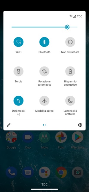 Disattiva Wi-Fi e Bluetooth