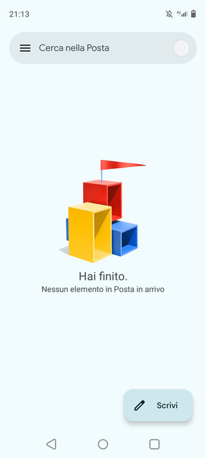 Il tuo account è pronto per l'uso