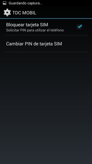 Seleccione Cambiar PIN de tarjeta SIM