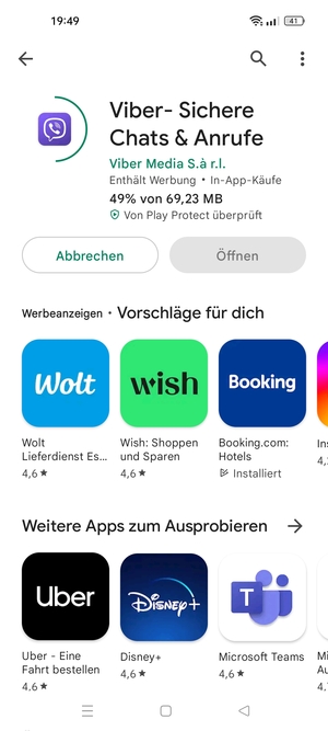 Warten Sie, bis der Installationsprozess  beendet ist