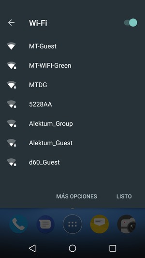 Desactive Wi-Fi