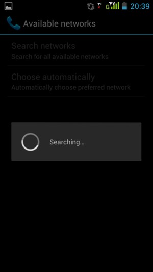 Wait for the search to finish