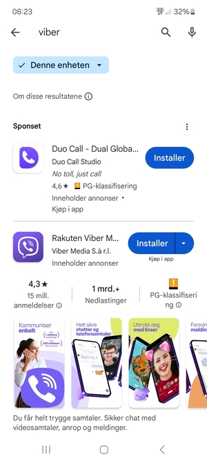 Velg app